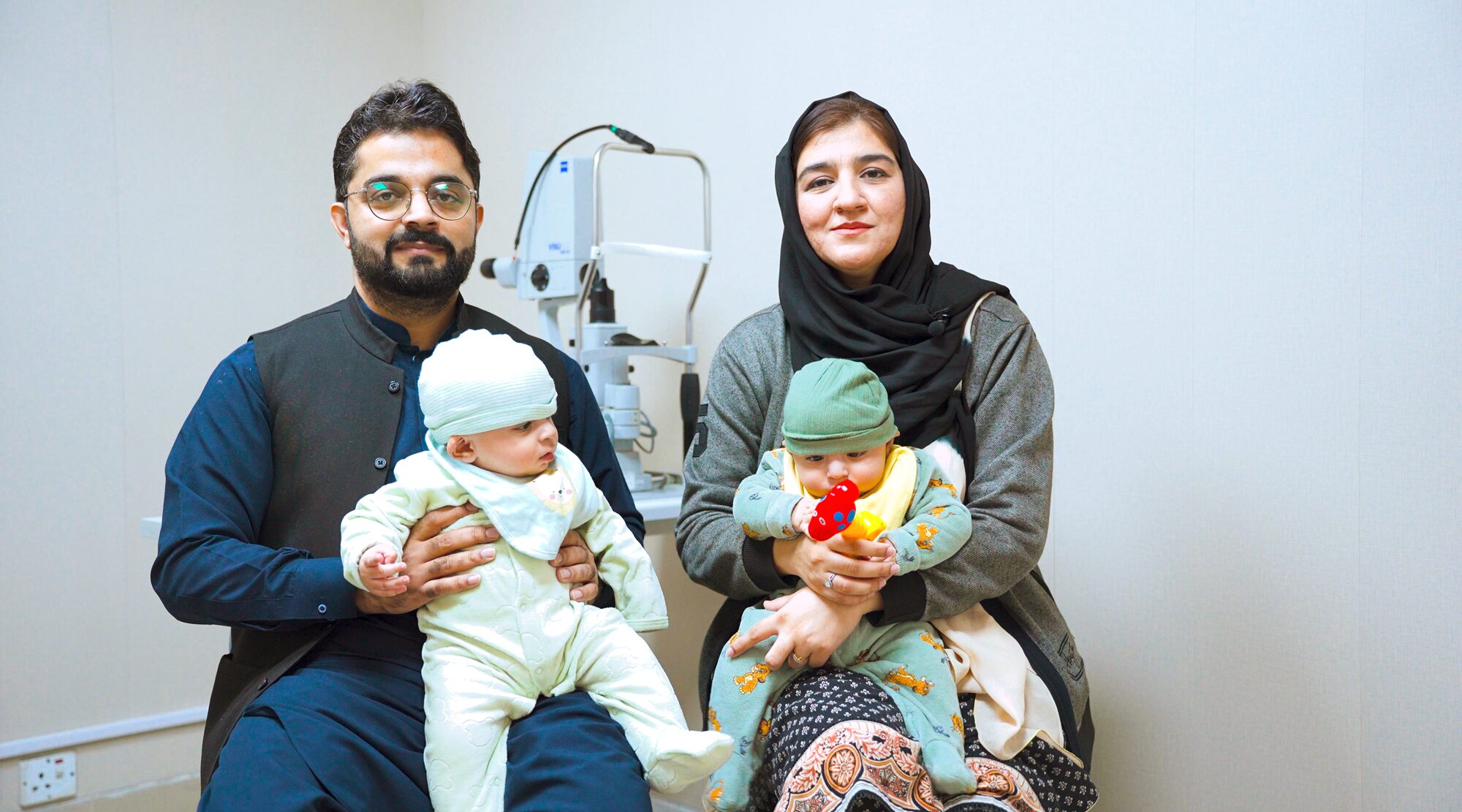 A twin miracle: Al-Shifa Trust saves the sight of premature twins, giving them another chance at life